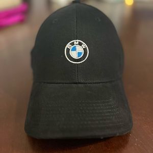 New with tag, BMW hat, black, Velcro strap